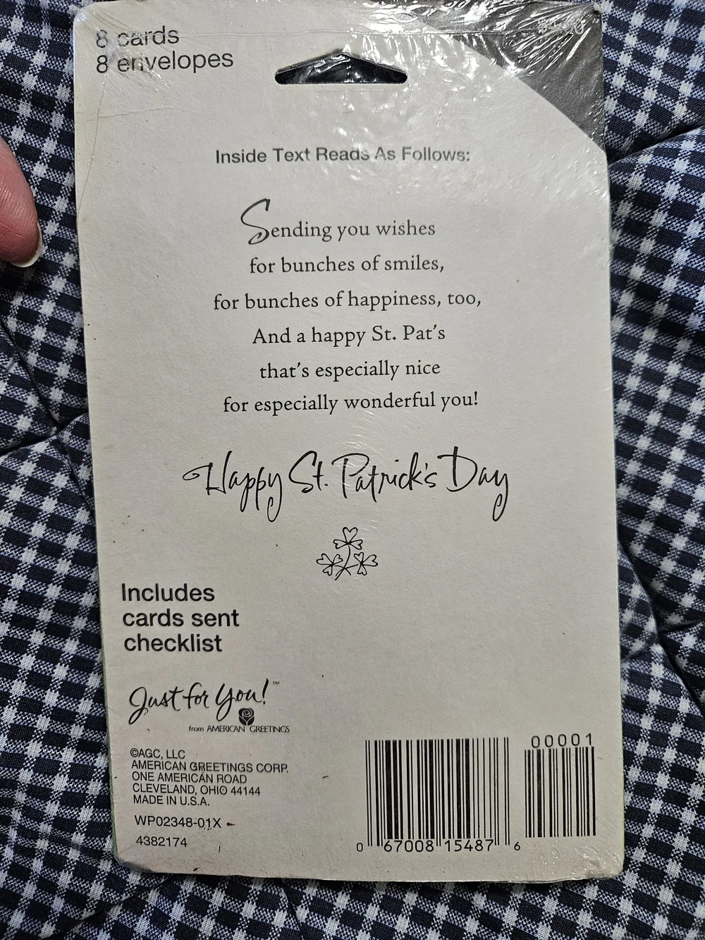 American Greetings pack st